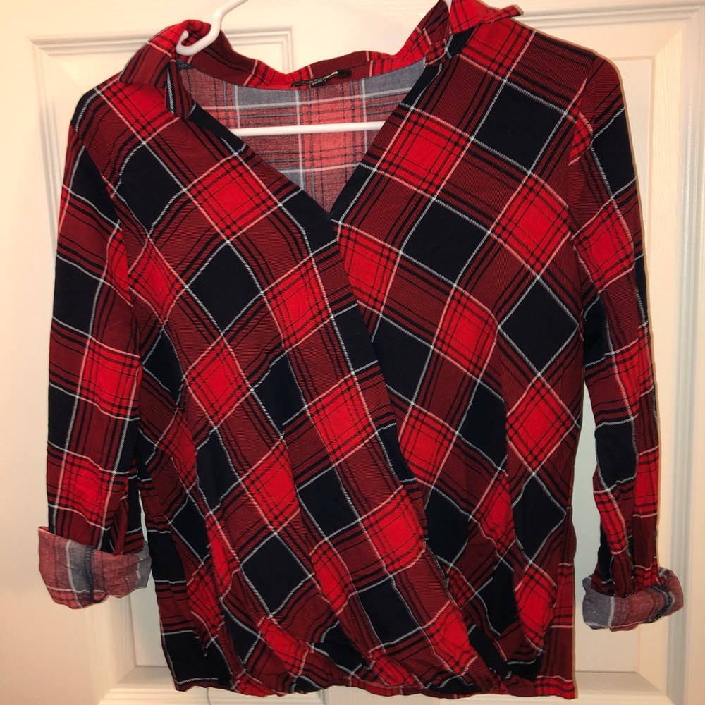 FashionNova plaid shirt